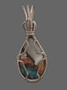 Turquoise and Spiney Oyster Pendant