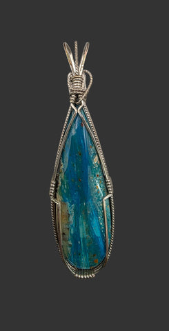 Peruvian Blue Opal Pendant