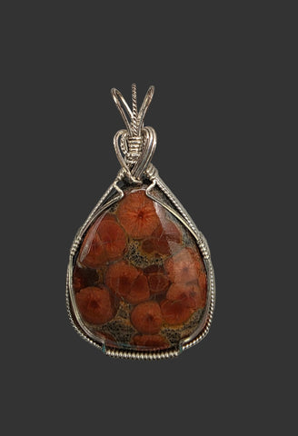 Peanut Obsidian Pendant