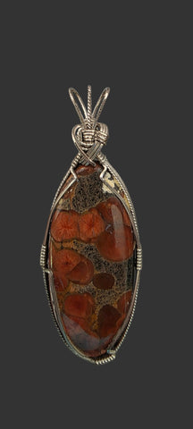 Peanut Obsidian Pendant