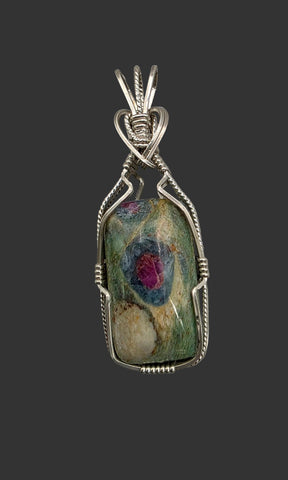 Ruby Fuschite Pendant