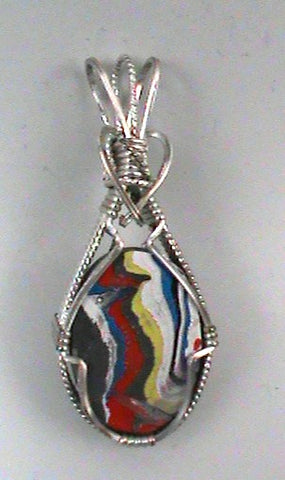 Fordite Pendant