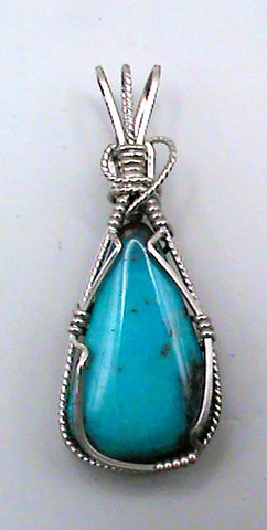 Eater Blue Turquoise Pendant