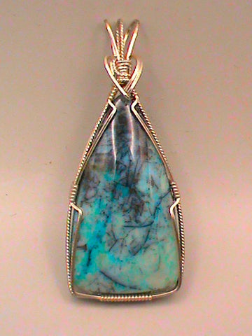 Opalized Petrified Wood Pendant