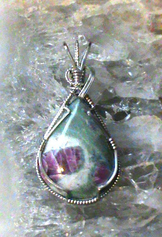 Ruby Fuschite Pendant